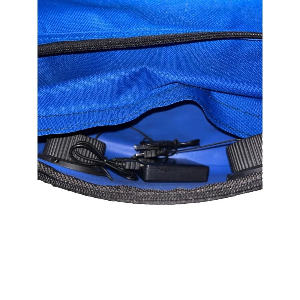 Bud Light Blue Insulated Soft Cooler Bag with Built-in‎ Dual Speakers Tailgate